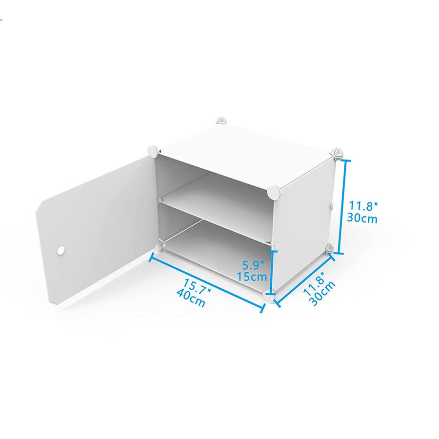 1/2 Door Large Capacity Shoe Display Organization Cabinet_9