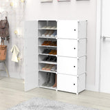 1/2 Door Large Capacity Shoe Display Organization Cabinet_5