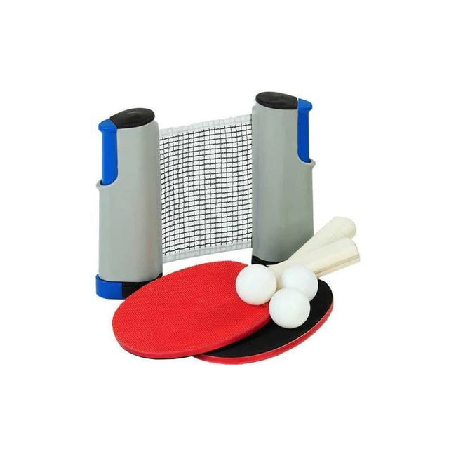 Table Tennis Kit Ping Pong Set with Retractable Net Rack_4