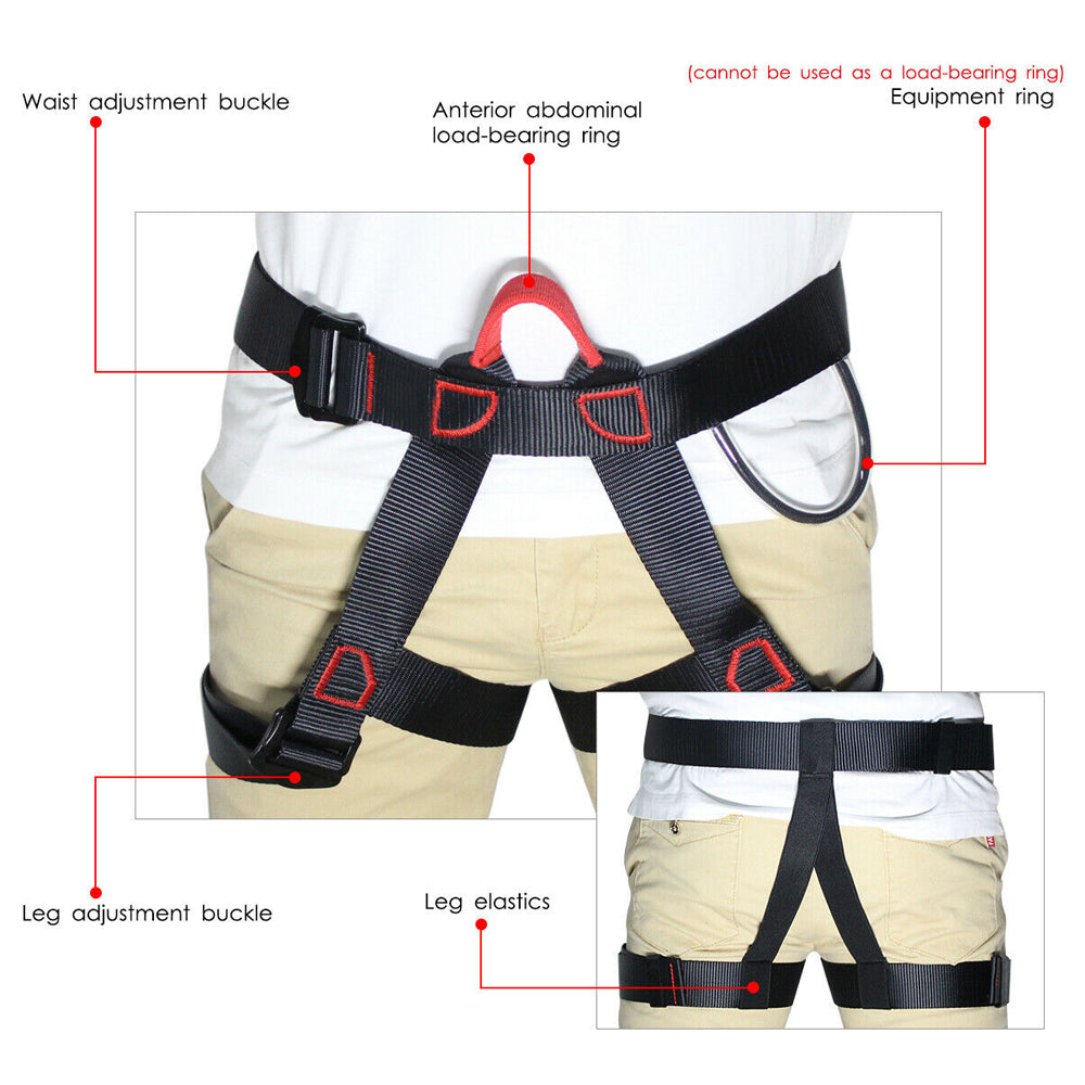 Outdoor Safety Rock Climbing Harness Belt Protection Equipment_10