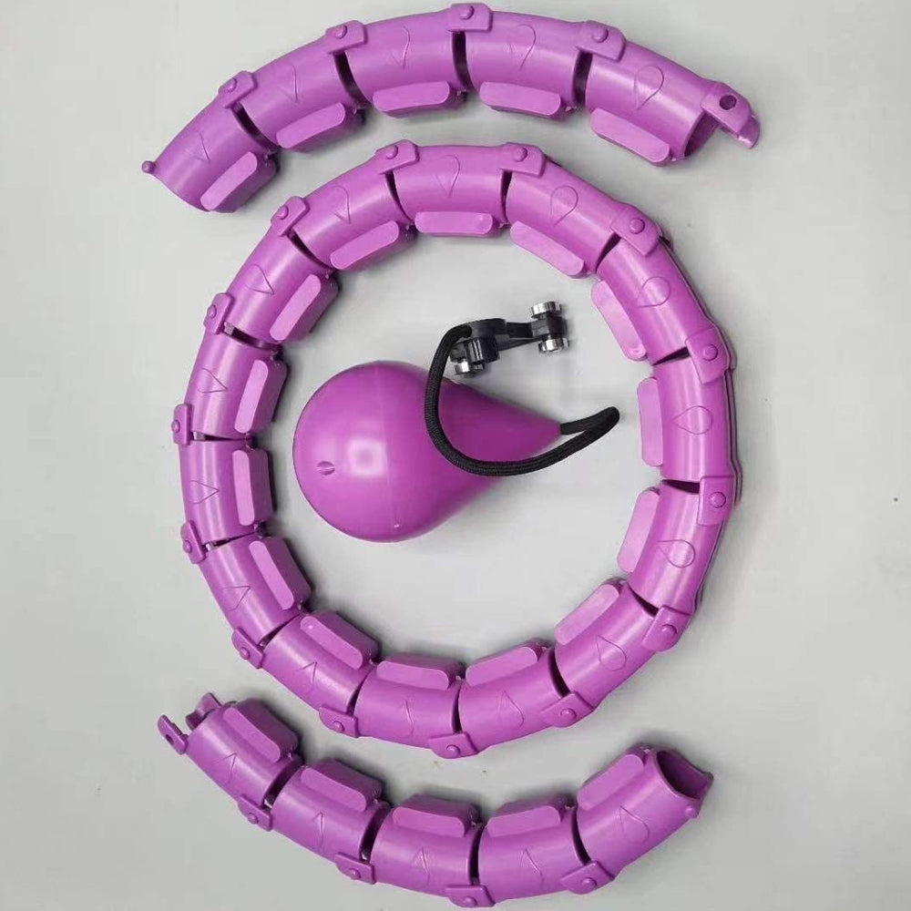 24 Knots Fitness Smart Hula Hoop Detachable Weighted Hoops_11
