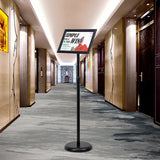A4 Floor Poster Stand Sign Holder Business Menu Display_5