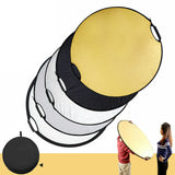 5-in-1 Collapsible Light Photo Studio Reflector with Handle_9