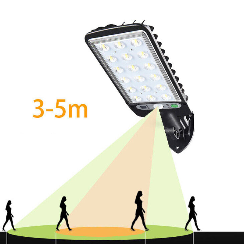 2 Pcs LED Motion Sensor Security Flood Light- Solar Powered_8