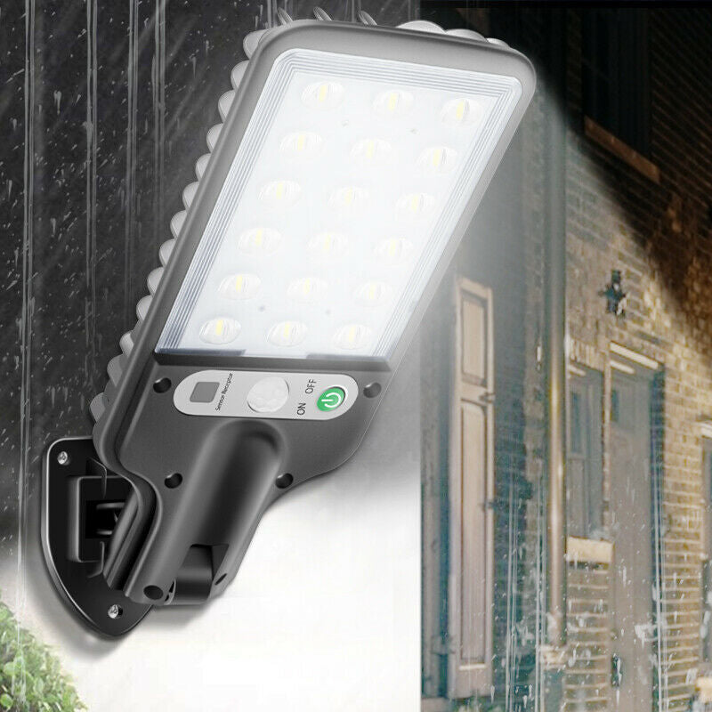 2 Pcs LED Motion Sensor Security Flood Light- Solar Powered_1