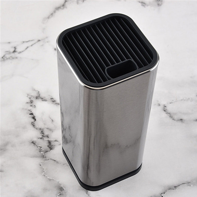 Universal Knife Block Kitchen Stainless Steel Knives Storage Stand_5