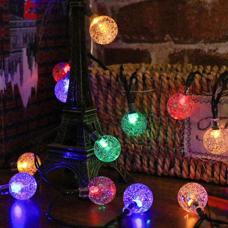 50/100/200 LED Globe String Lights Outdoor Fairy Lights- Solar Powered_16