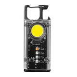 5 Color Light Keychain COB+LED Mini Flashlight- USB Charging_0