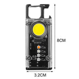 5 Color Light Keychain COB+LED Mini Flashlight- USB Charging_1