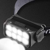 LED Motion Sensor Head Torch Waterproof Headlamp USB Rechargeable_7