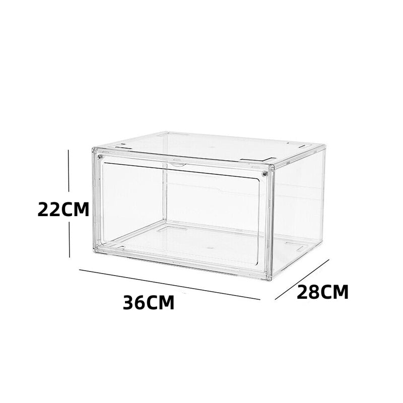 1/3 pcs Clear Acrylic Stackable Premium Shoe Display and Organizer_13