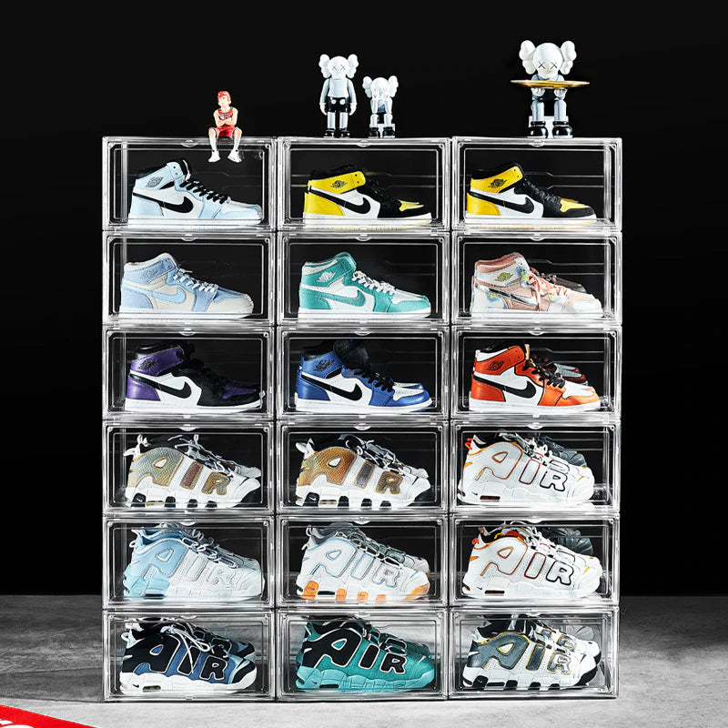 1/3 pcs Clear Acrylic Stackable Premium Shoe Display and Organizer_4