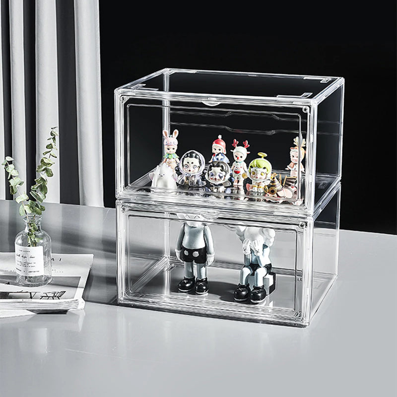 1/3 pcs Clear Acrylic Stackable Premium Shoe Display and Organizer_6
