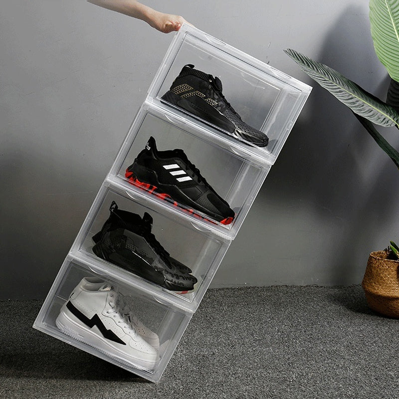1/3 pcs Clear Acrylic Stackable Premium Shoe Display and Organizer_8