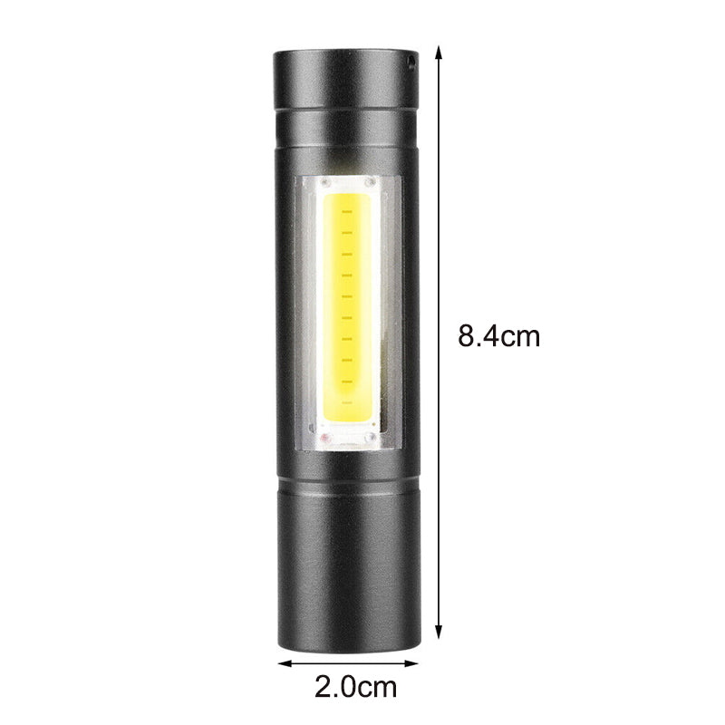 Super Bright Camping Torch Lamp COB Mini LED Flashlight USB Charging_12