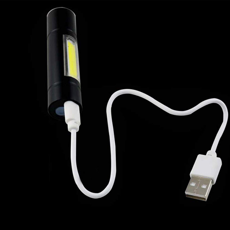 Super Bright Camping Torch Lamp COB Mini LED Flashlight USB Charging_6