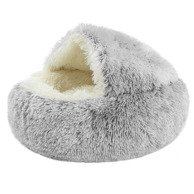 PETSWOL Cozy Burrowing Cave Pet Bed for Dogs and Cats_3