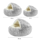 PETSWOL Cozy Burrowing Cave Pet Bed for Dogs and Cats_7