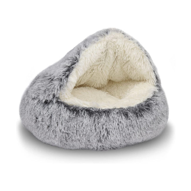 PETSWOL Cozy Burrowing Cave Pet Bed for Dogs and Cats_2