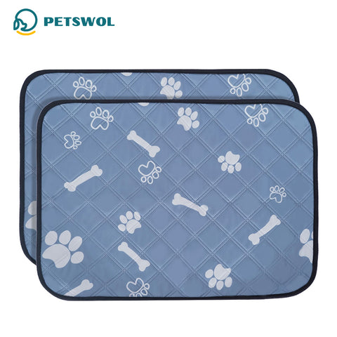 PETSWOL Pet Dog Diaper Bone Pattern Pee Pad - 2 Pack_0