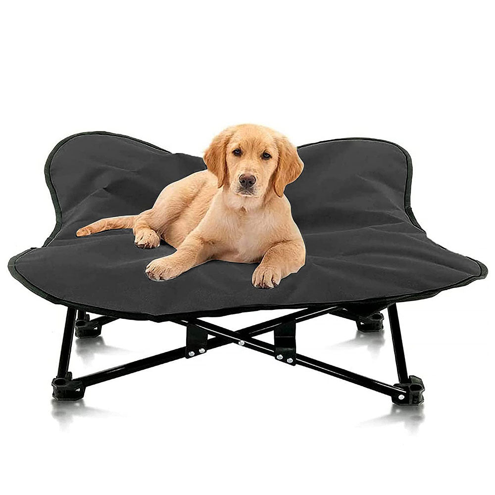 PETSWOL Portable Elevated Dog Bed-Foldable Design,Durable Material,Travel-Friendly_3