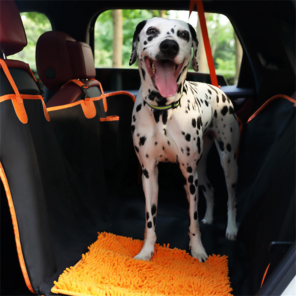 PETSWOL Dog Car Seat Cover with Snuffle Mat_5