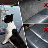 PETSWOL Waterproof Rear Seat Dog Cushion with Mesh Window for Car_6