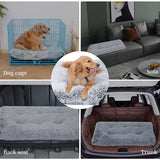PETSWOL Plush and Cozy Pet Mat for Ultimate Comfort and Warmth-Light Grey_8