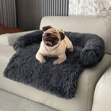 PETSWOL Calming Pet Bed - Fluffy Plush Dog Mat for Comfort and Furniture Protection_6