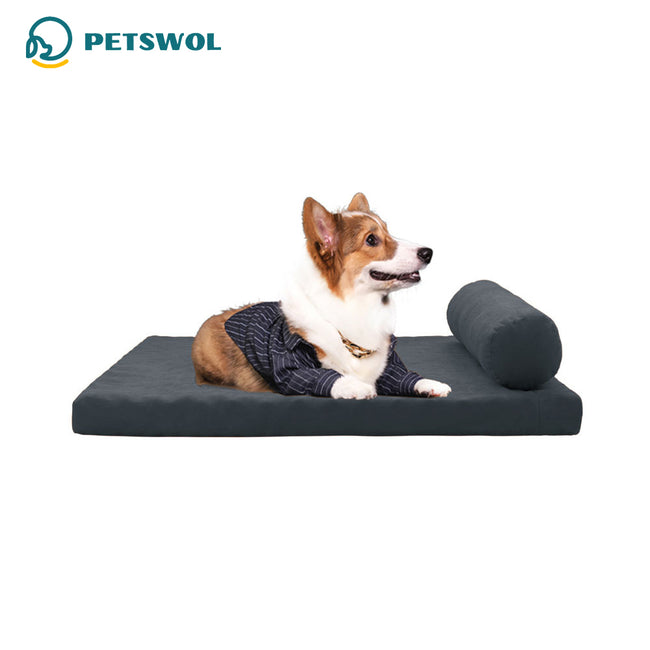 PETSWOL Removable and Washable Dog Sofa Bed_0