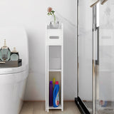 STORFEX Waterproof Bathroom Storage Corner Floor Cabinet with Doors and Shelves_6