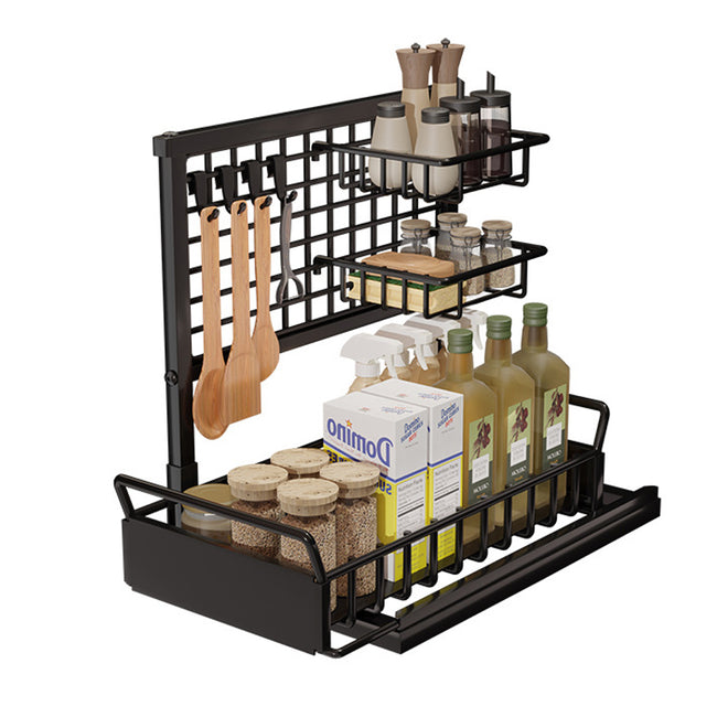 STORFEX 2-Tier Pull Out Cabinet Organizer Under Sink Rack_1