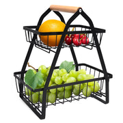 STORFEX Detachable 2 Tier Countertop Fruit Basket_1