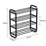 STORFEX 4-Layer Shoe Storage and Organizer Rack_3