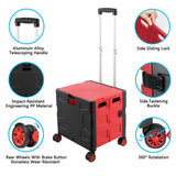 STORFEX Foldable Shopping Utility Cart with 360° Rotate Wheel_3