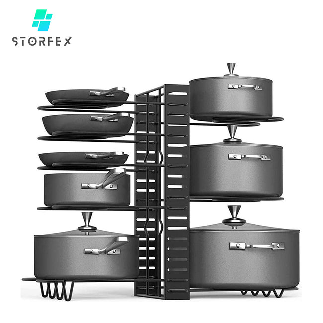 STORFEX 8 Tiers Pots and Pans Organizer_0