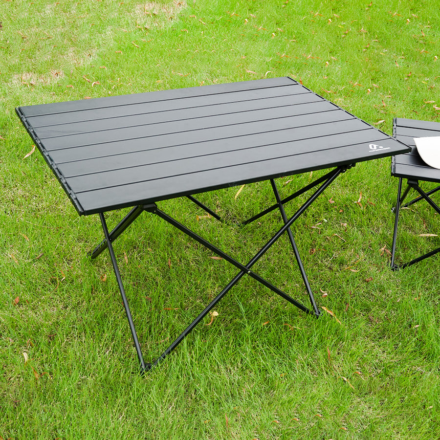 HYPERANGER Portable Aluminum Alloy Camping Folding Picnic Table_9