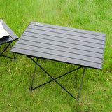 HYPERANGER Portable Aluminum Alloy Camping Folding Picnic Table_8