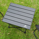 HYPERANGER Portable Aluminum Alloy Camping Folding Picnic Table-S_8