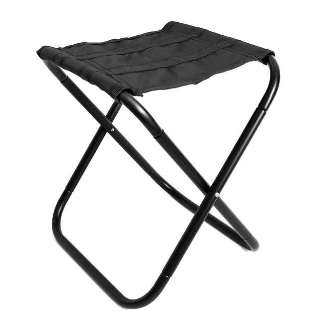 HYPERANNGER Aluminum Alloy Camping Folding Stool with Storage Bag_8