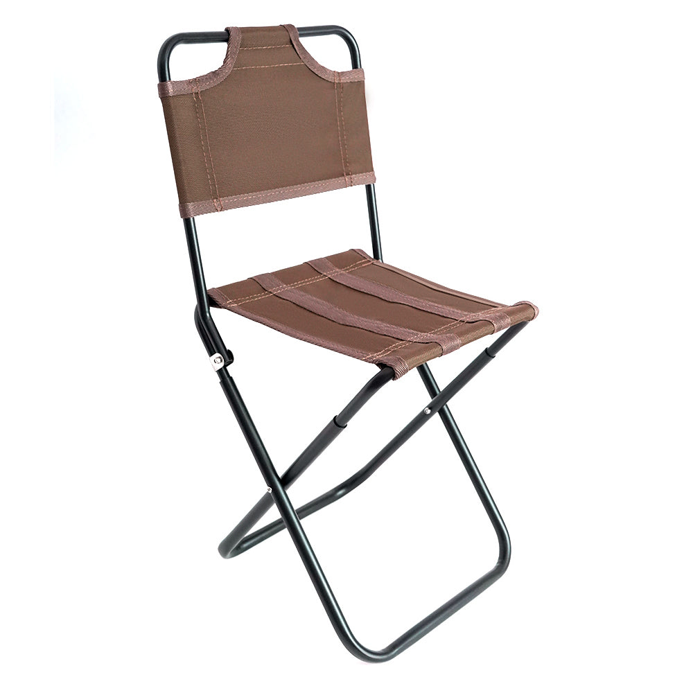 HYPERANGER Aluminum Portable Folding Camp Chair-Khaki_1
