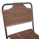 HYPERANGER Aluminum Portable Folding Camp Chair-Khaki_6