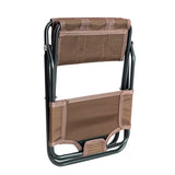 HYPERANGER Aluminum Portable Folding Camp Chair-Khaki_7