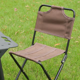 HYPERANGER Aluminum Portable Folding Camp Chair-Khaki_8