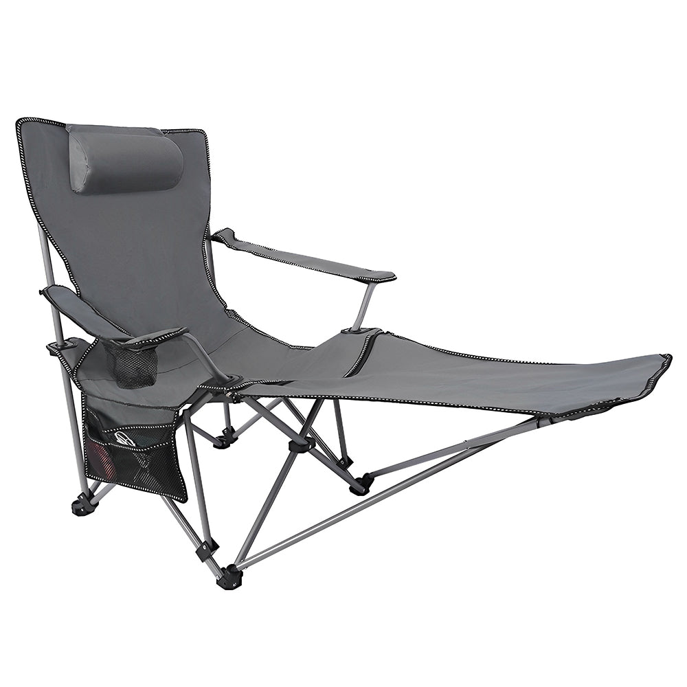 HYPERANGER Camping Chair with Foot Rest | Adjustable Sit and Lie Folding Chair for Ultimate Comfort_1