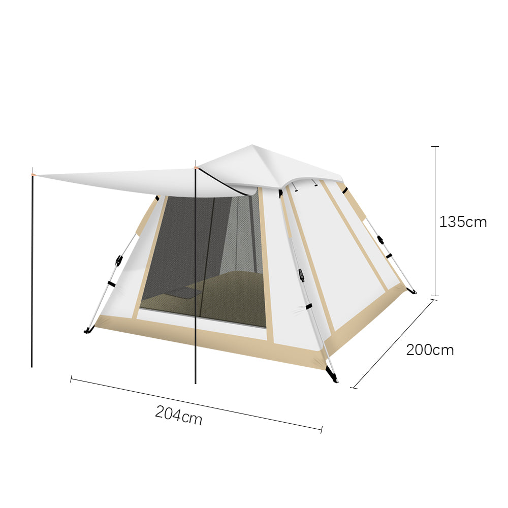 HYPERANGER UPF50+ Easy Pop Up Outdoor Camping Tent for 3-4 Person_3