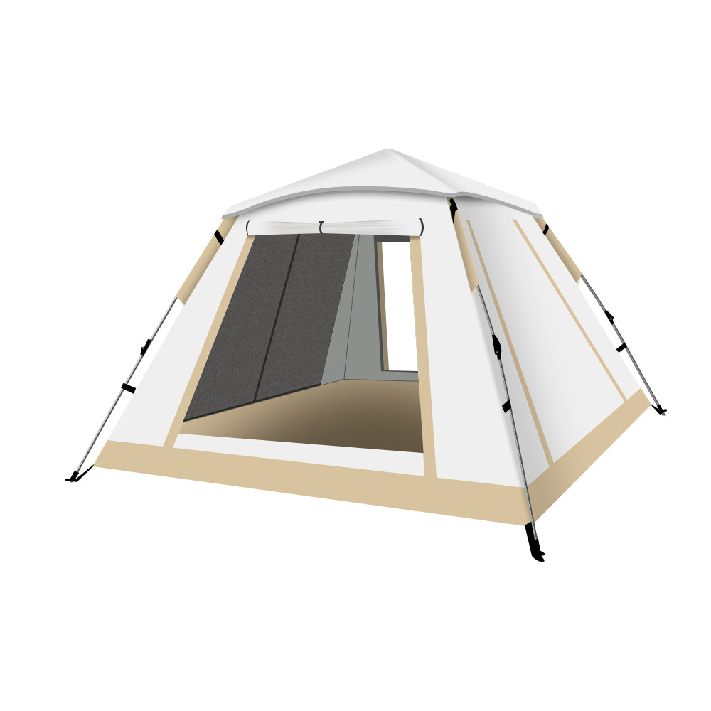 HYPERANGER UPF50+ Easy Pop Up Outdoor Camping Tent for 3-4 Person_7