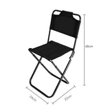 HYPERANGER Aluminum Portable Folding Camp Chair-Black_5