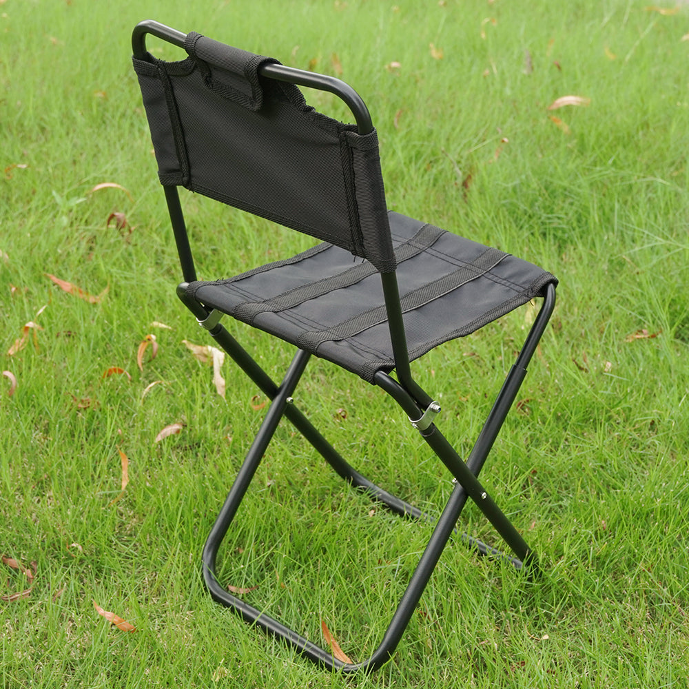HYPERANGER Aluminum Portable Folding Camp Chair-Black_9