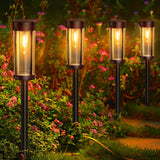 LUMIRO Solar Powered Outdoor Garden Decorative Lights - 4 Pack_8